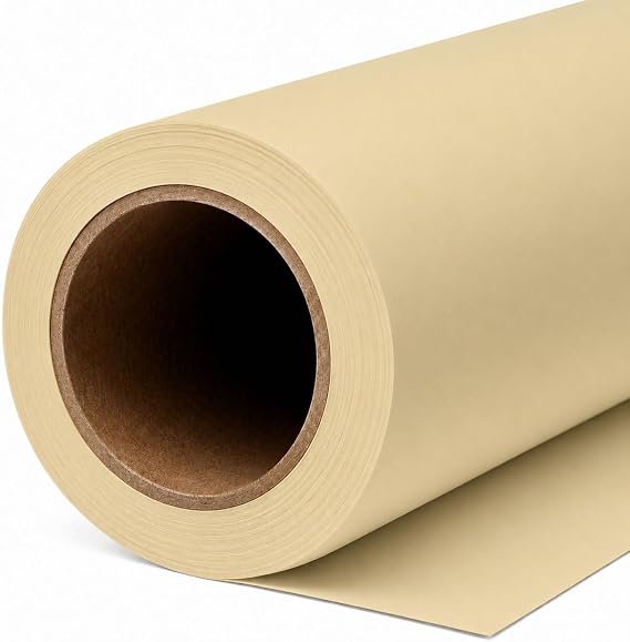 Yizhily Wheat Seamless Paper Backdrop, 53 in x 16.4 ft