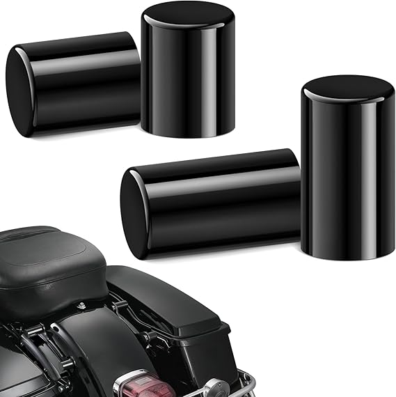 Amazicha Black Docking Hardware Covers Kit Compatible for Harley Davidson Touring Street Glide, Electra Glide, Road Glide, Road King 2009-later