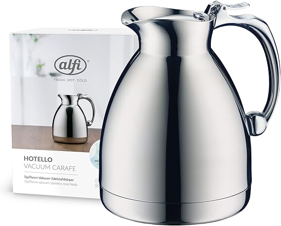 Alfi Hotello Stainless Top Thermal Carafe, 4-Cup