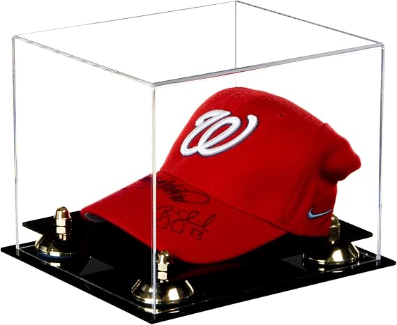 Better Display Cases Acrylic Snapback Hat or Cap and Baseball Hat or Cap Display Case