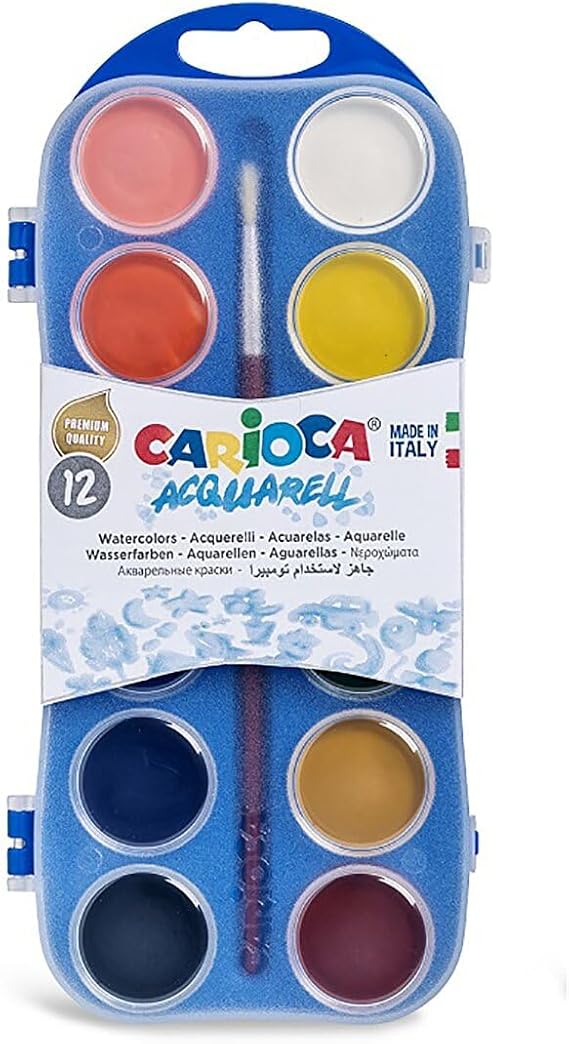Carioca Watercolor 30 mm 12-pack