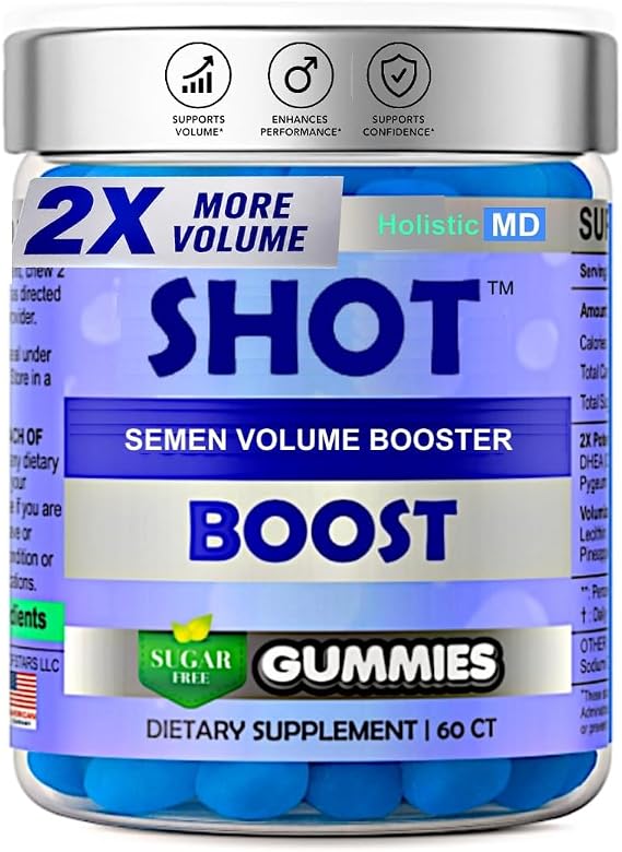 Semen Volume Booster | clinically Studied Ingredients | Packging May Vary Sugar Free Vegan 60 Gummies