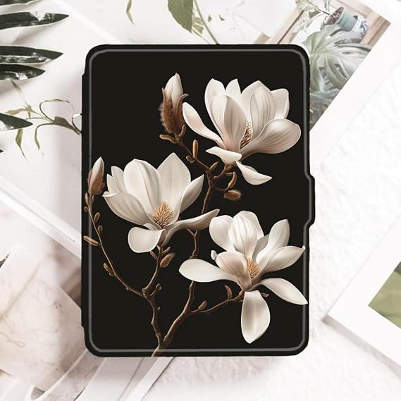 Case for Kindle Paperwhite (5Th/6Th/7Th Gen, 6 Inch - Model No.Dp75Sdi Or Ey21), Smart Cover with Auto Sleep/Wake-Magnolia in Dark