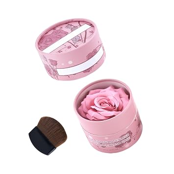 Pink Blush for Cheeks, 3D Rose Embossed Blush| Natural Matte Finish, Buildable & Lightweight Smooth Long Lasting Cheek Makeup, Shape, Contour & Highlight Face Makeup, for Girls & Women