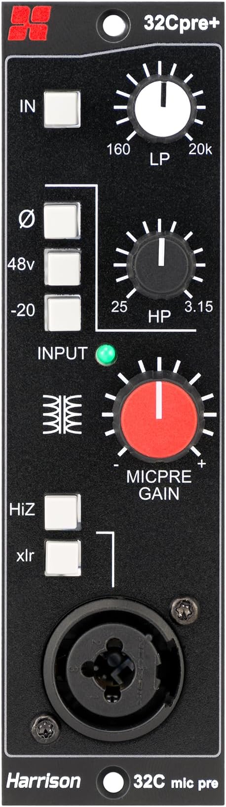 Harrison 500 Series 32 Classic PrePlus Microphone Preamp