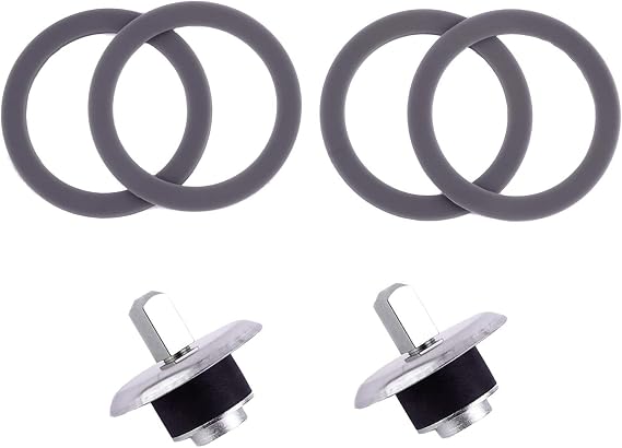 2-Pack Blender Replacement Parts Coupling Stud Kit with 4 Silicone Gaskets
