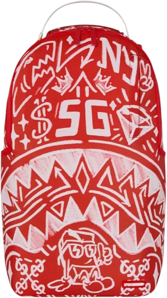 Sprayground ZAINO GRAFFITI WALL 910B8563NSZ RED SPRA
