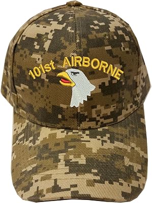 Military 101st Airborne Screaming Eagle Digital Camo Baseball Cap Hat