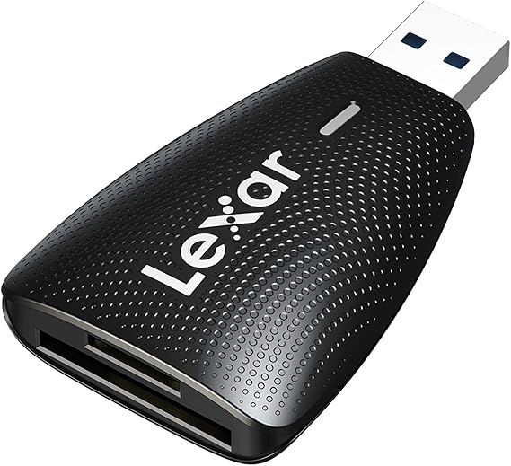 Lexar Çoklu Kart 2'si 1 arada USB 3.1 Okuyucu, UHS-I UHS-II SD/Micro SD Kart için 312 MB/sn'ye kadar, USB 3.0/2.0 ile uyumlu, Yüksek Hızlı Aktarımlı Kompakt Taşınabilir Kart Okuyucu (LRW450UBAMZN) | UHS-I UHS-II SD kart ve Micro SD kart, kart okuyucu USB 3.0/2.0 ile uyumlu, SD/Micro SD adaptörü