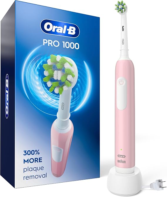 Oral-B Pro 1000 Rechargeable Electric Toothbrush, Pink