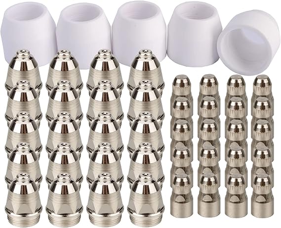 P80 Plasma Cutter Nozzle Electrodes Consumables 1.3 Tip 60A Set of 45