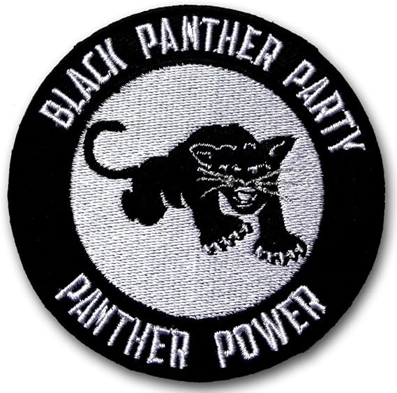 Black Panther Party Patch - BLM, Panther Power Patch Iron On/Sew On Embroidered