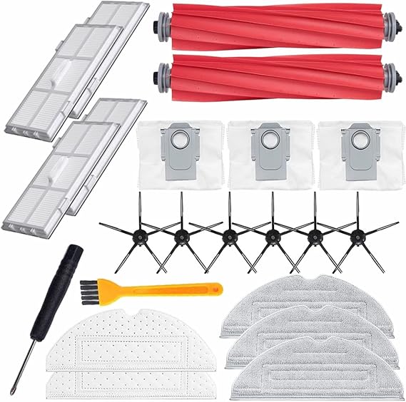Replacement Roborock S7 Maxv Ultra Accessories, Works with Xiaomi Roborock S7 MaxV Ultra/S7 Max Ultra Robot Vacuum, Roborock S7 Max Ultra Accessories Roborock S7 Max Ultra Replacement Parts