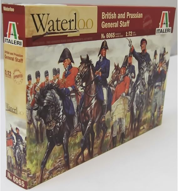ITALERI ITA6065 Waterloo (200years) British & Prussian GEN.ST. Italy Model kit, Brown