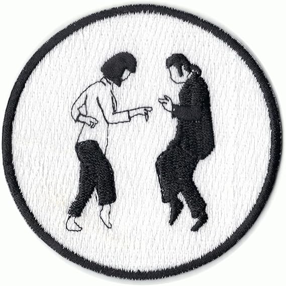 Movie Dance Scene Patch Party Embroidered Iron On