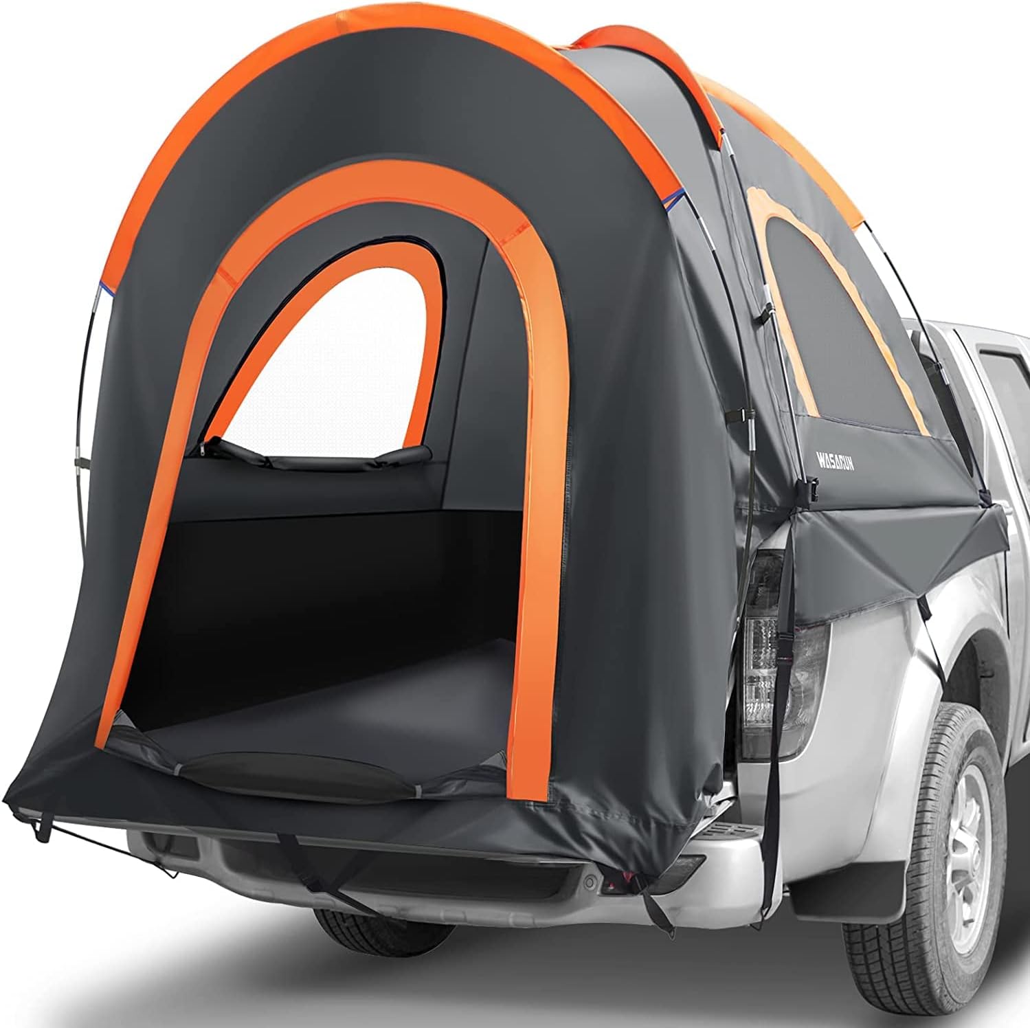 WASAGUN Truck Tent –5-5.5 ft6.4-6.7 ft Truck Bed Tent for Camping, Water-Resistant &amp; Windproof Pickup Truck Tent for 2 People – Lightweight Truck Bed Camper with Carry Bag
