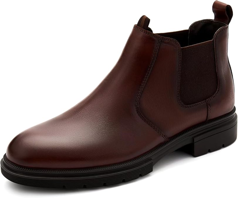 Arkbird Men's Dress Boots Genuine Leather Ankle Boot for Men Classic Casual Oxford Style Footwear