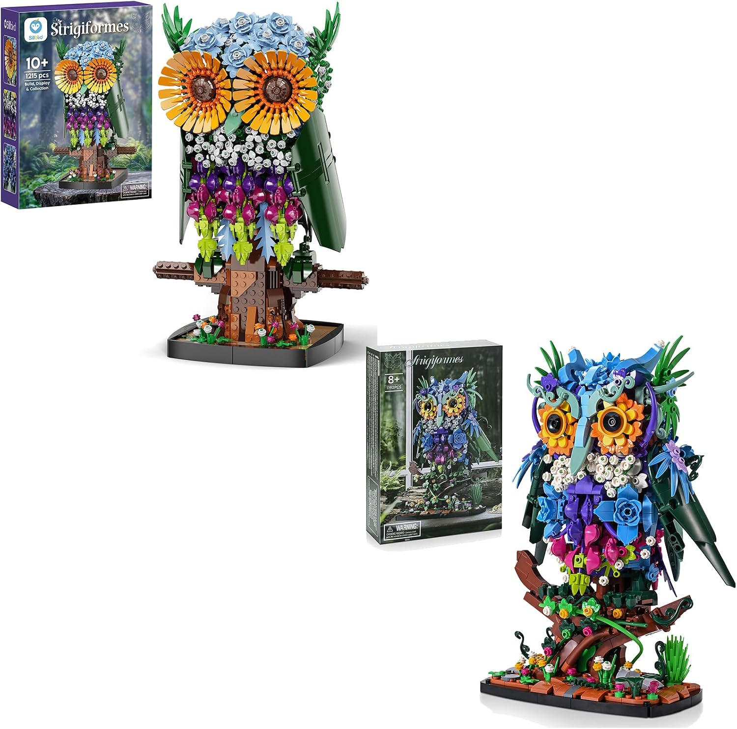 Sillbird Flower Owl Building Sets