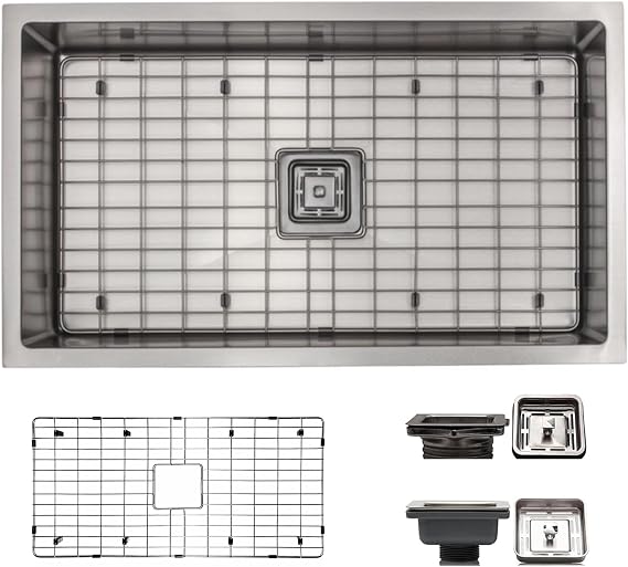 Strictly Sinks 32 Undermount Single Bowl Kitchen Sink Brushed Copper