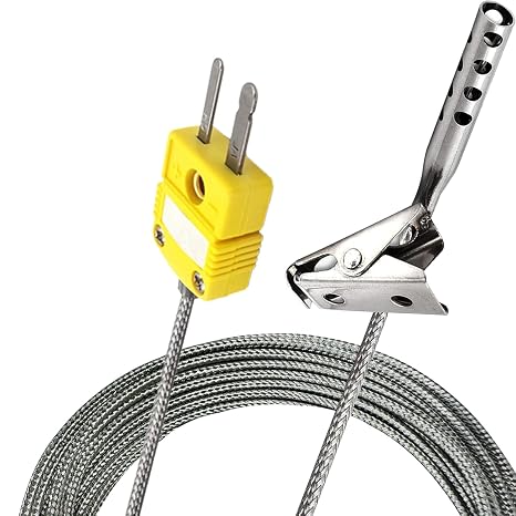 TL3163K k-Type thermocouple air Probe Stainless Steel Open