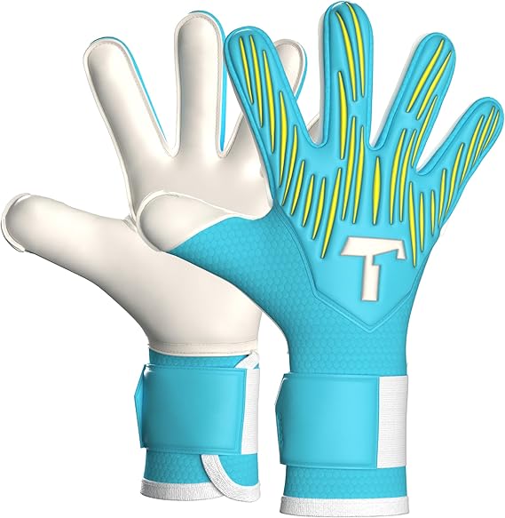 T1TAN Rebel Junior (FP) Soccer Gloves Kids - Goalie Gloves for Goalkeeper Football - Kids & Youth - with Finger Protection