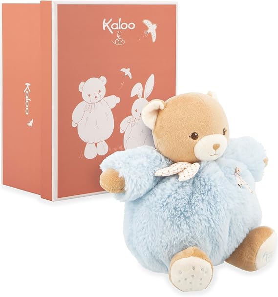 KALOO K214014 Soft and Fluffy Plush Toy for Baby (17 cm), Blue