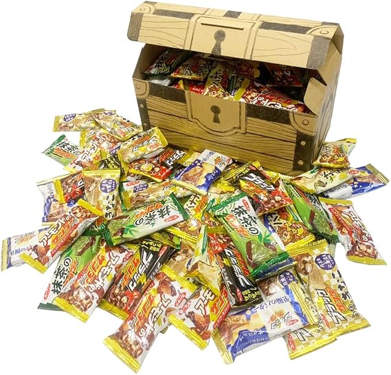 Black Thunder 6 Types, 60 Bags, Assorted, Treasure Box Set, Individual Packaging, Random Set, Chocolate, Petite Gift, Perfect Gift