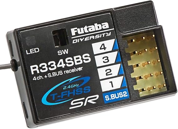 Futaba Systems R334SBS S.Bus2 T-FHSS SR HV Receiver, FUTL7688