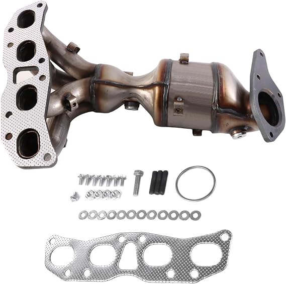Manifold Catalytic Converter Replacement for Nissan Altima 2.5L 2013 2014 2015 2016 2017 2018 Rogue 2.0L & 2.5L 2014 2015 2016 2017 2018 2019, Stainless Steel, FT-015-003