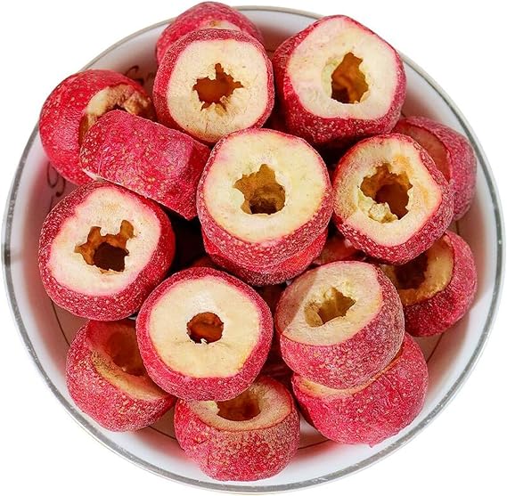 FD Hawthorn: Whole Pitted,1.06lb/480g -Seedless-Whole Hollow stem-Sour, Sweet and Crisp -Hawthorn Tea