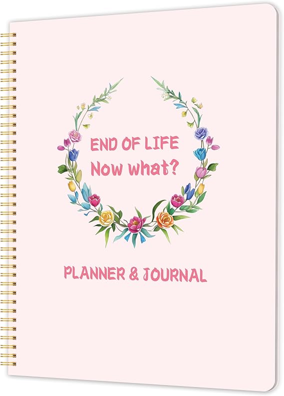 End of Life Planner - Final Arrangements When I Die Book Planner Organizer Notebook for Beneficiary Info, Last Wishes,Death Planner Organizer,Pink