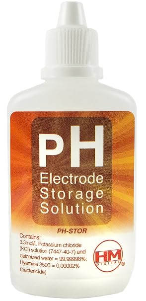 HM Digital PH-STOR pH Electrode Storage Solution for Use with PH-200 or PH-80, 60cc Volume