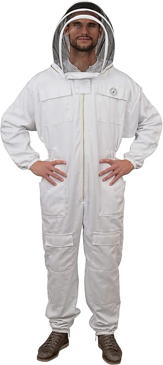 Humble Bee 411 Polycotton Beekeeping Suit with Fencing Veil