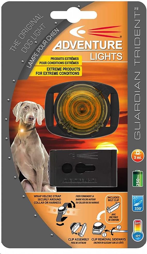 Adventure Lights Guardian Dog Light, Yellow