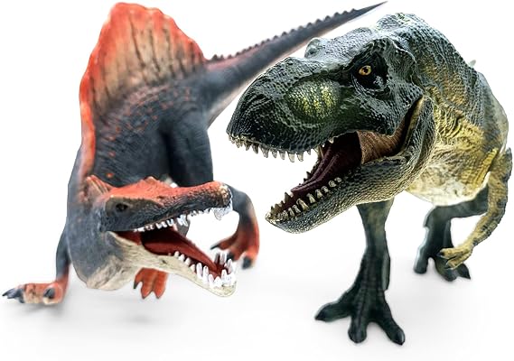 15" Large T-Rex & Spinosaurus Dinosaur Action Figures 2 PCS