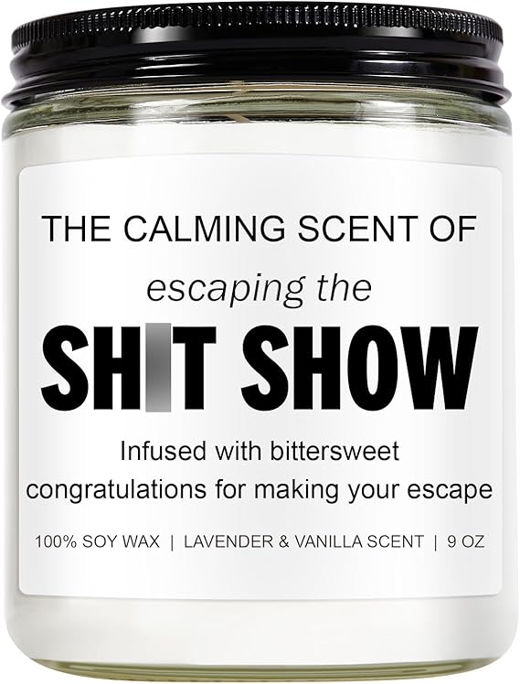 Younift Sarcastic Candles, Going Away, Goodbye, Farewell Gifts for Coworkers - Retirement, Coworker Leaving Gifts for Women, Men - Leaving Job, Moving Away Presents for Friends, Boss, Work Bestie