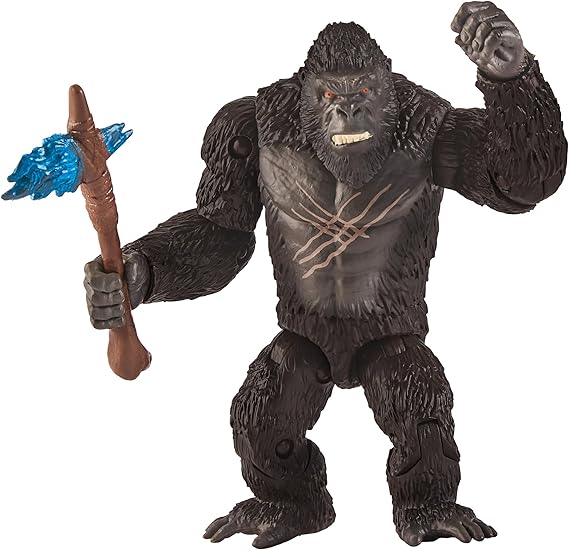 GVK - 6IN - Battle Scared Kong | Godzilla X Kong Monsterverse 6 Inch Action Figure Basic Series - Kong With Battle Axe