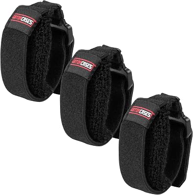 Gator Cases 3-Pack Fret Mute String Dampeners in Size Medium; Black GTR-FRETMUTEMD-3BK