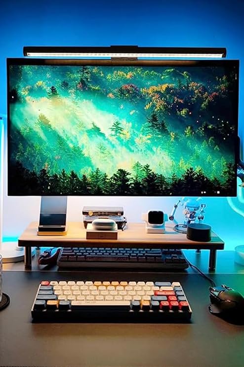Neo Vista Dokunmatik Monitör Üstü LED Aydınlatma – RGB Ambiyans & 3 Renk Işık Ayarlanabilir