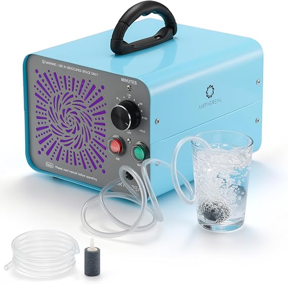 Airthereal MA25L Water Ozone Generator, 40000mg/h Output, Blue | Dual-mode for Water & Air Purification, Covers up to 4000 sq ft