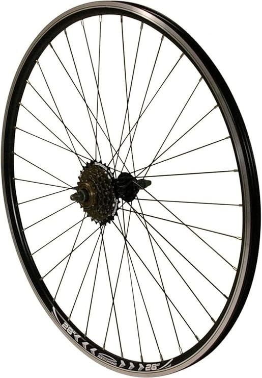 Redondo Rear Wheel 28 Inch Hollow Prof Rim + 6 Rim Black