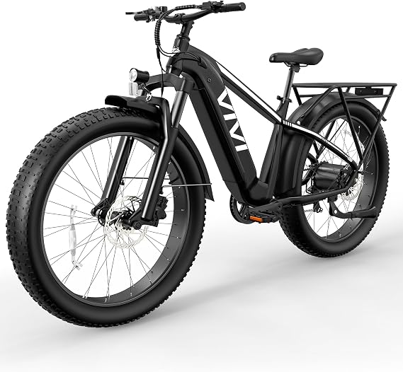 Vivi ACE01 Electric Bike for Adults 26 x 4.0 Fat Tire Ebike1500W Peak Motor