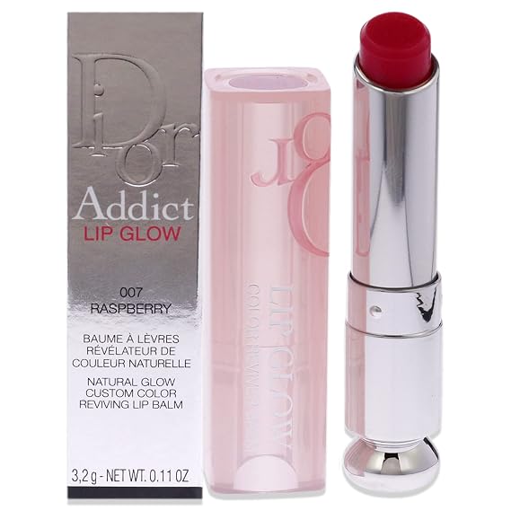 Christian Dior Dior Addict Lip Glow Reviving Lip Balm - #007 Raspberry -3.2g/0.11oz By Christian Dior