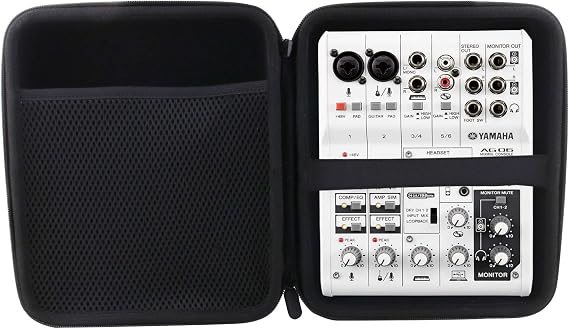 Yamaha AG06/AG06 Web Casting Mixer, Dedicated Protective Storage Case, WERJIA AG06/MG06