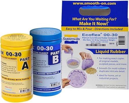 Ecoflex 00-30 - Super-Soft, Addition Cure Silicone Rubber - Pint Unit