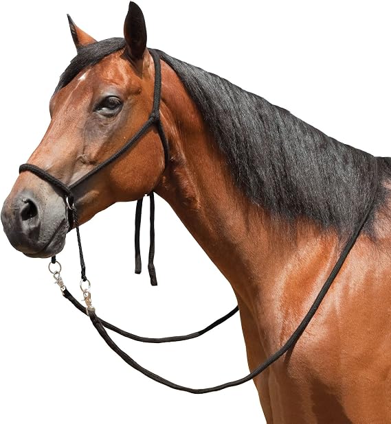 Mustang Nylon Bitless Bridle w/Reins