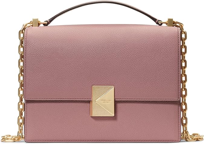 kate spade new york Women's Deco Leather Flap Chain Crossbody Shoulder Bag
