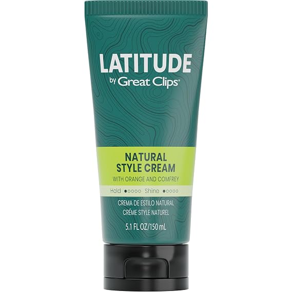 GREAT CLIPS LATITUDE Mens Natural Style Cream, 5.1oz