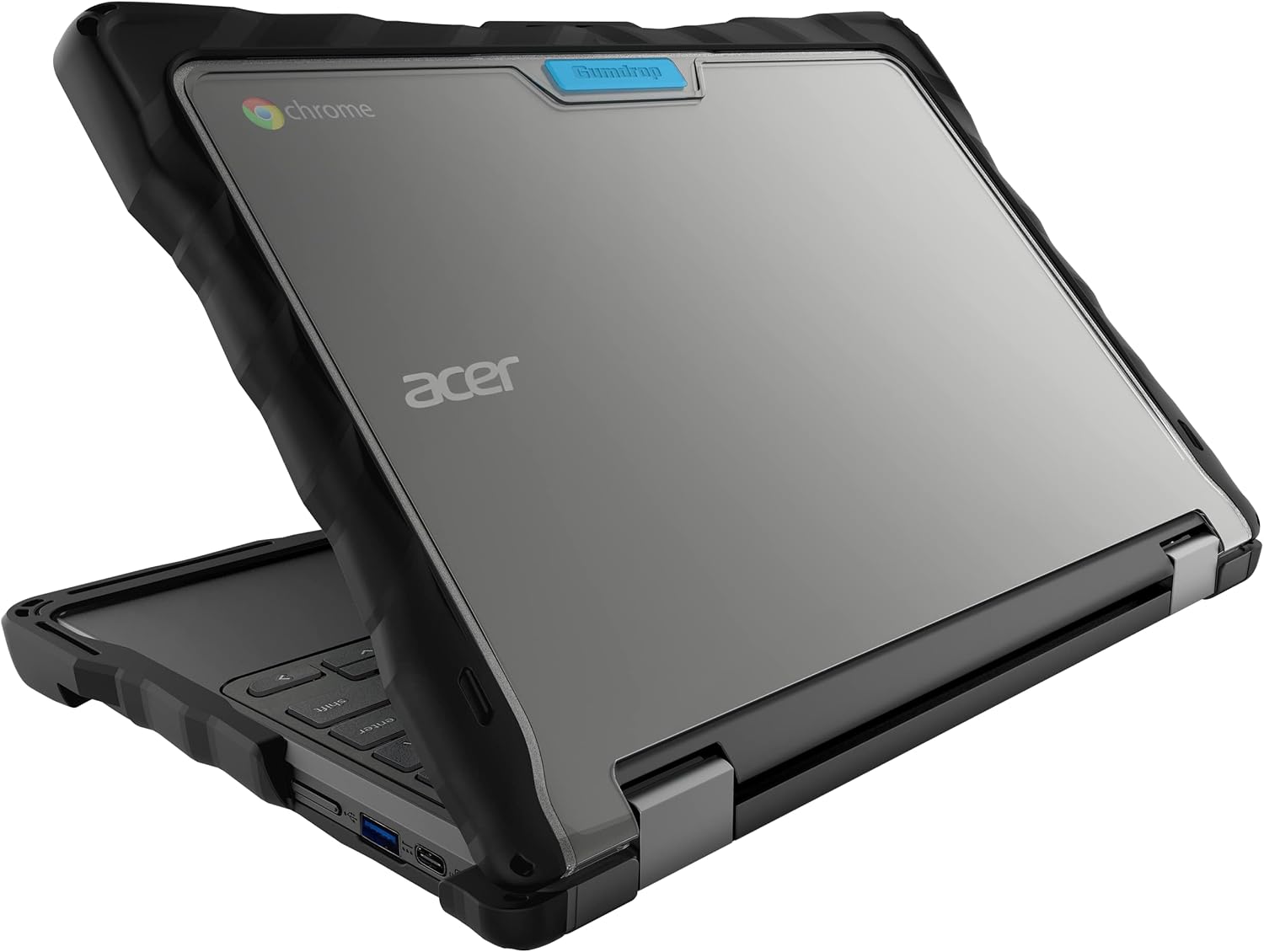 Gumdrop DropTech Case Fits Acer Chromebook Spin 511R753T 2-in-1. Designed for K-12 Students, Teachers and Classrooms-Drop Tested, Rugged, Shockproof Bumpers for Reliable Device Protection – Black