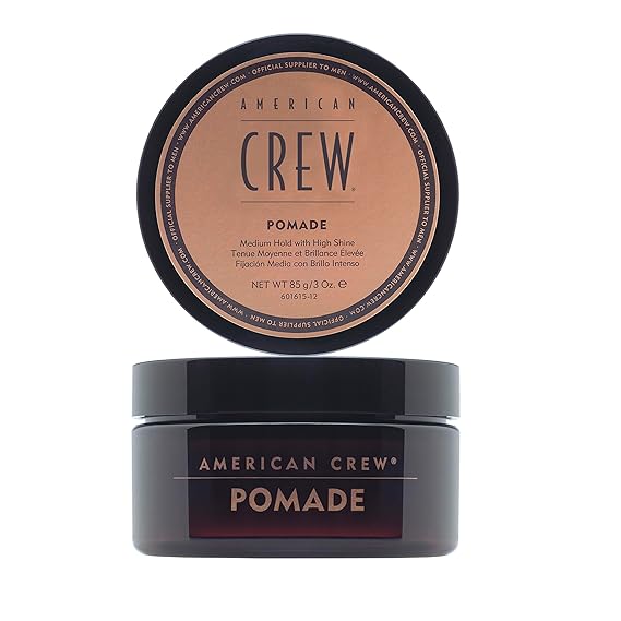 American Crew Mens Hair Pomade OLD VERSION, Medium Hold with High Shine, 3 Oz Pack of 1